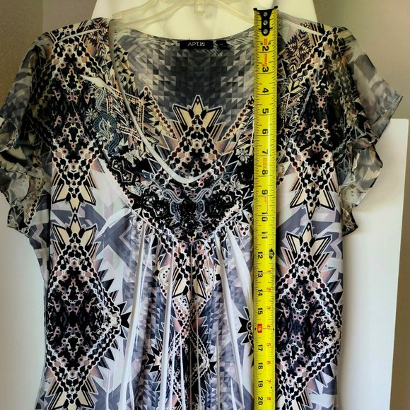XL Apt 9 Southwestern Print Top - Picture 1 of 2